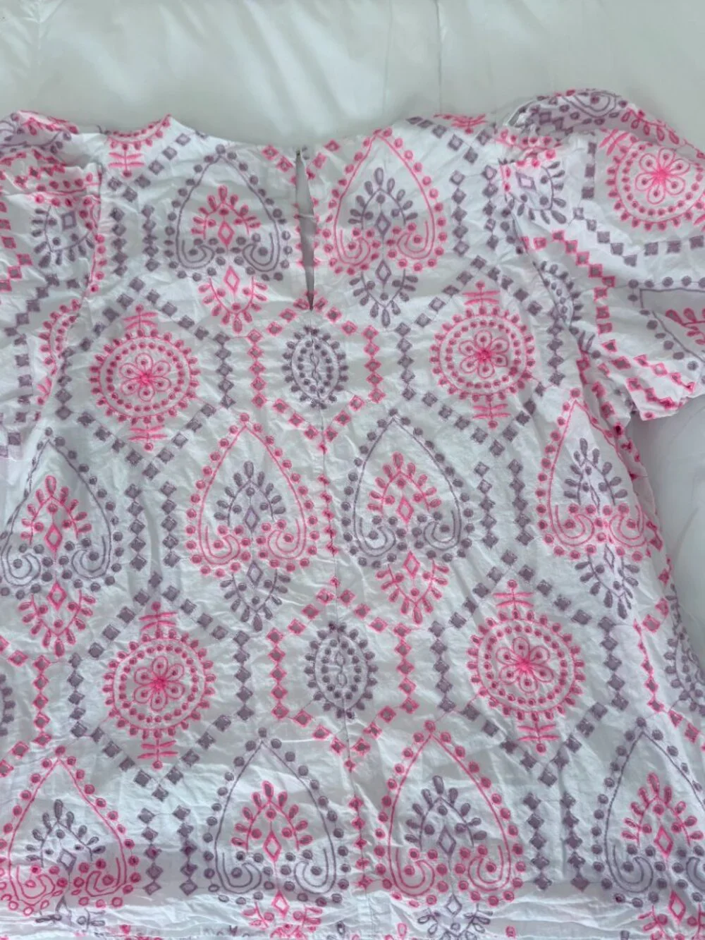 Lilly Pulitzer Pratt Eyelet Top Size XL Cotton